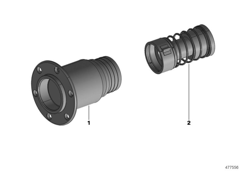 Genuine BMW 16008417291 Fuel Filler Pipe FUEL TANK PILOT (Inc. M235i Racing & M4 GT4) | ML Performance EU EU Car Parts