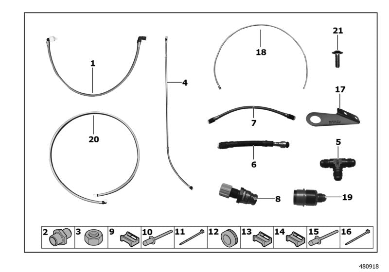Genuine BMW 17222204796 Union 832-06D (Inc. M6 GT3, M235i Racing & M4 GT4) | ML Performance EU EU Car Parts