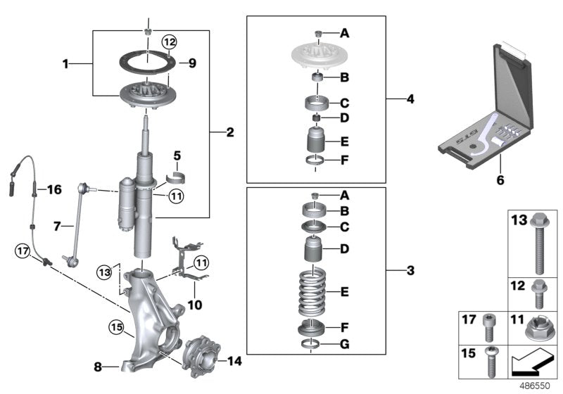 Genuine BMW 31308009872 Right Guide Support GTS (Inc. M4 GTS) | ML Performance EU EU Car Parts