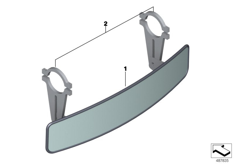Genuine BMW 51168341222 Interior Mirror (Inc. M4 GT4) | ML Performance EU EU Car Parts