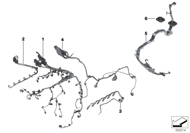 Genuine BMW 12517601312 F15 F16 Cable Strap With Bracket (Inc. X6) | ML Performance EU EU Car Parts