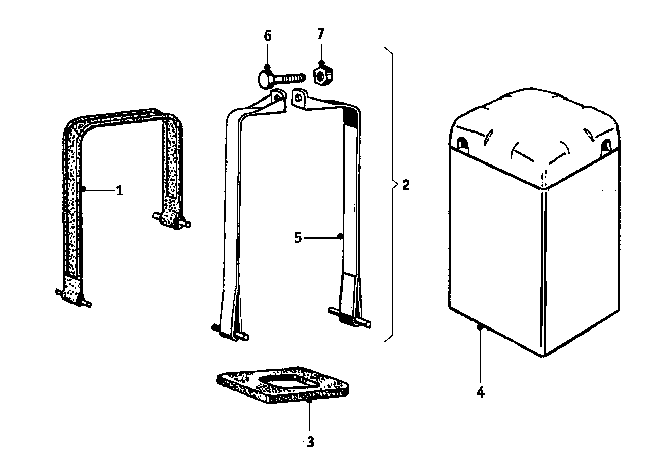 Genuine BMW 61218042220 Set Tension Strap R51/2-68 (Inc. R68, R67/2/3 & R51/2) | ML Performance EU EU Car Parts