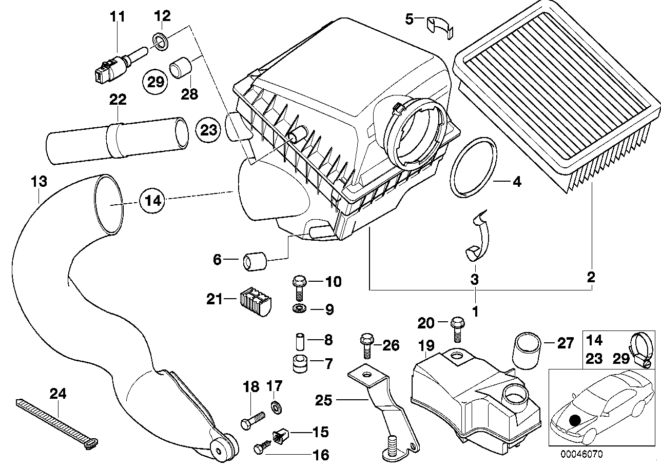 Genuine BMW 13711747821 E38 Suction Tube (Inc. 740iL, 740i & 730iL) | ML Performance EU EU Car Parts