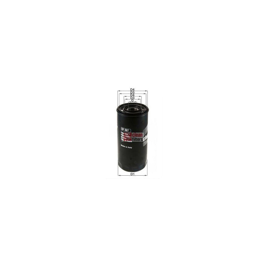 Clean Filter Df 887 Oil Filter