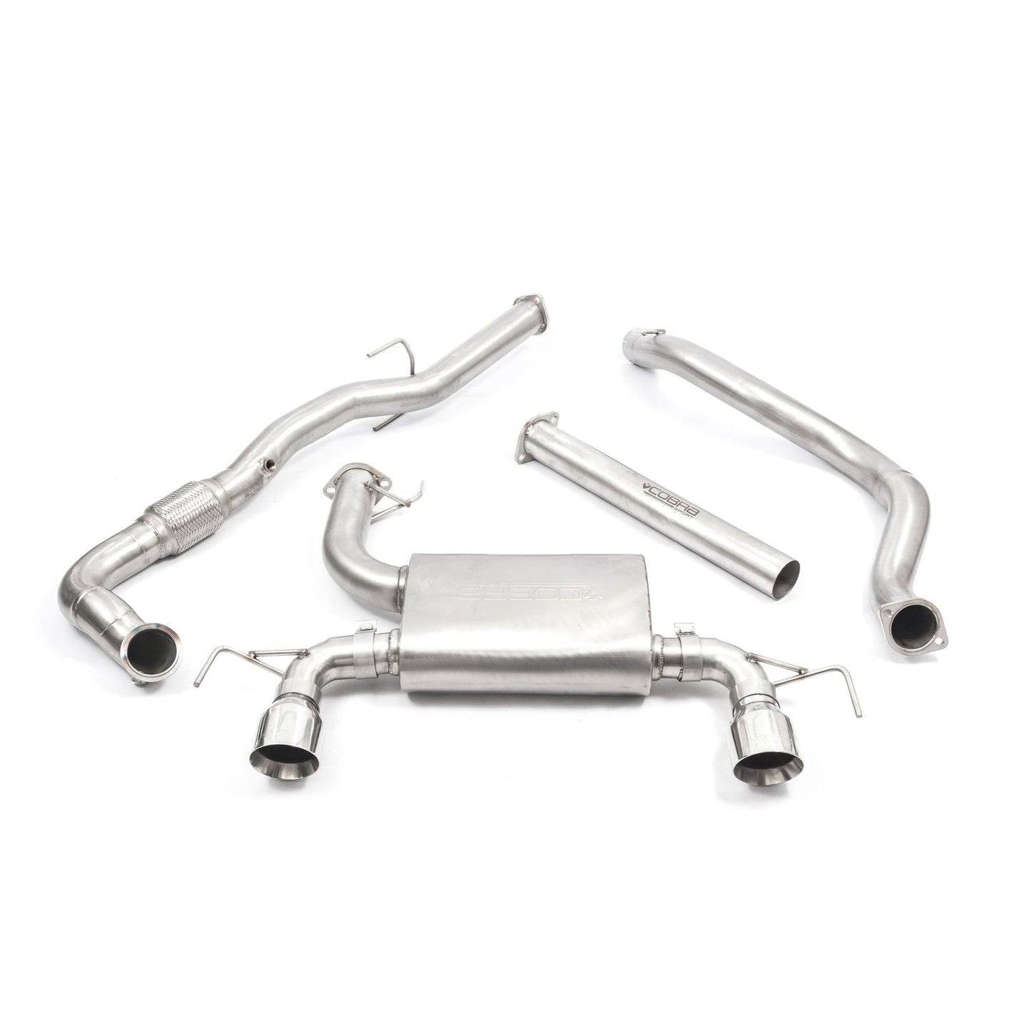 Cobra Exhaust Vauxhall Corsa D VXR Nurburgring (07-09) Turbo Back Performance Exhaust