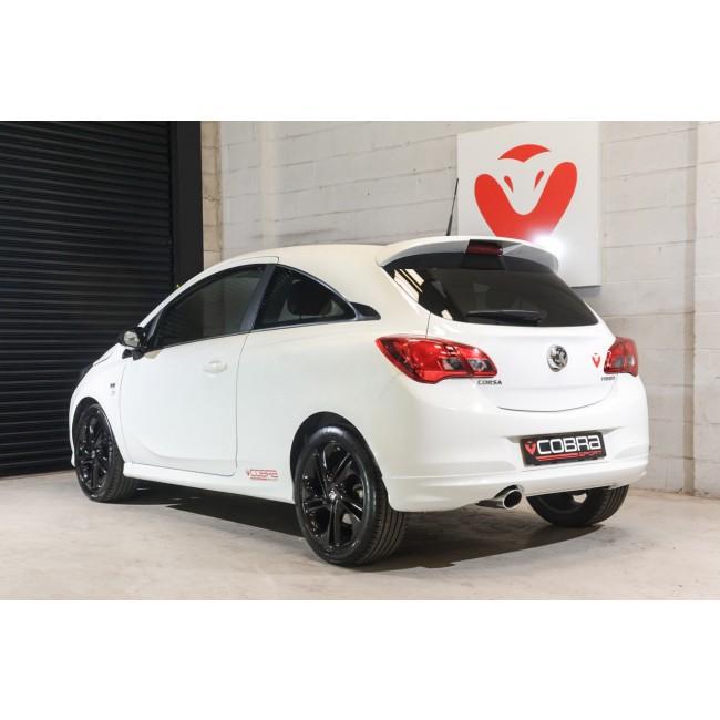 Cobra Exhaust Vauxhall Corsa E 1.4 Turbo (15-19) Venom Box Delete Race Cat Back Performance Exhaust