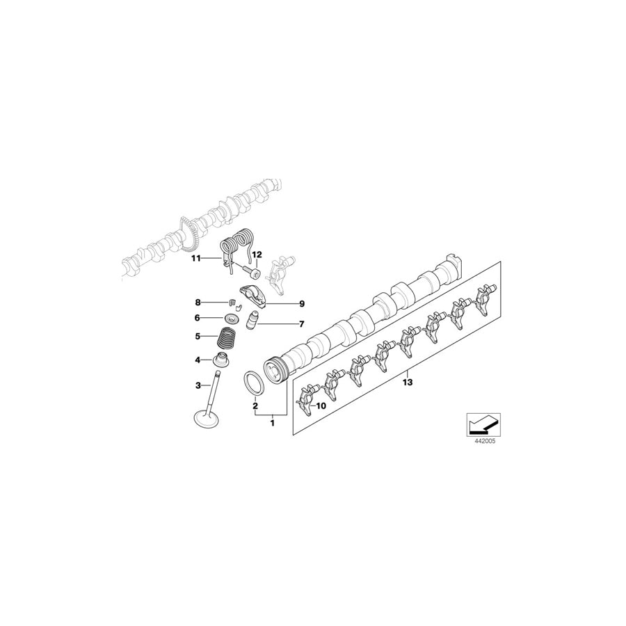 Genuine BMW 11341440304 E83 E92 Intake Valve 32,0/5,975mm (Inc. Z4 2.0i, 316ti & 520i) | ML Performance EU Car Parts