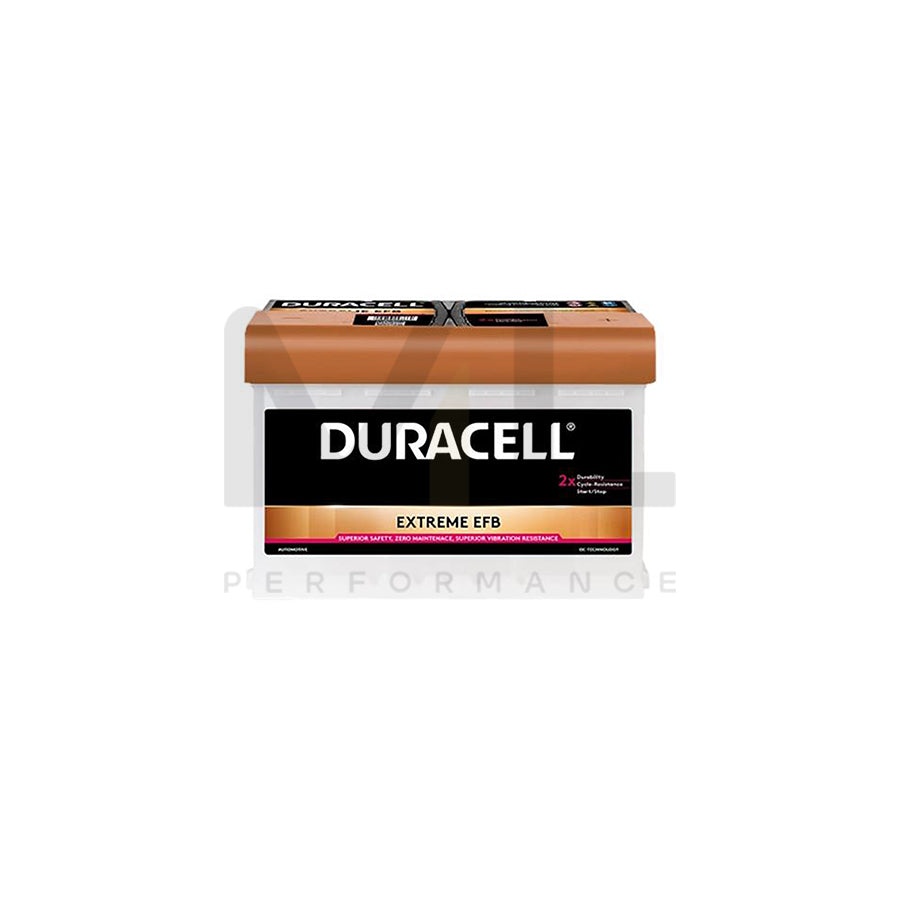 Duracell 096 / DE75H EFB Extreme Car Battery | ML Performance EU Car Parts
