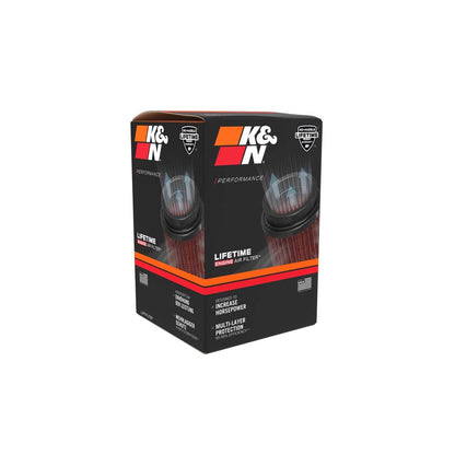 K&N RU-071V High-Flow Original Universal Air Filter - 2-1/16"O/S FLG, 7" X 4-1/2", 2"H, OVAL, W/VENT