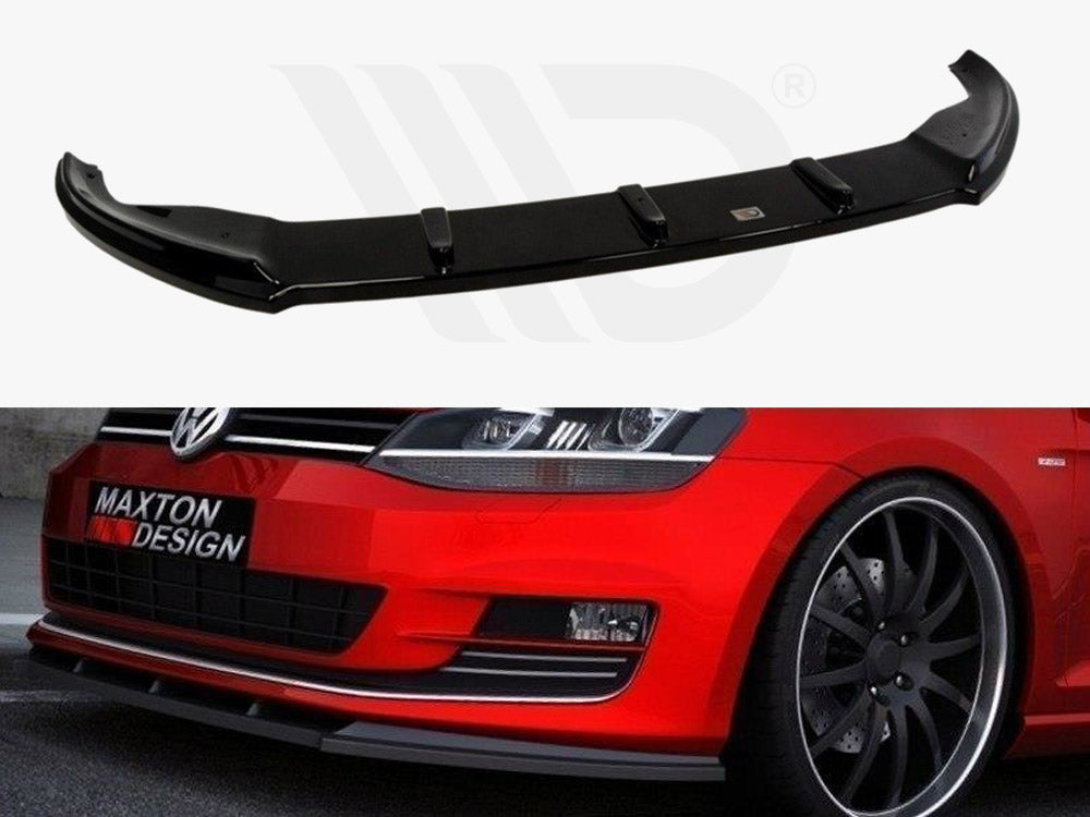 Maxton Design VW-GO-7-FD1T Front Splitter VW Golf VII | ML Performance EU Car Parts