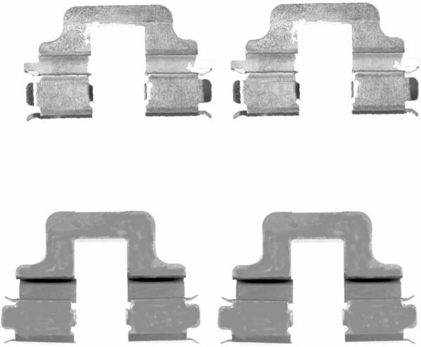 TEXTAR 82073800 Brake Pad Fitting Kit
