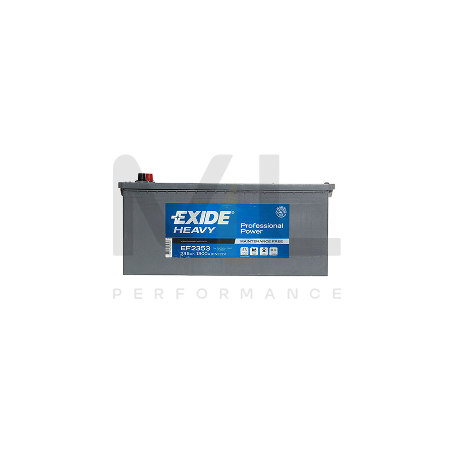 Exide Commercial Battery 625 - 2 Year Guarantee | ML Performance EU Car Parts