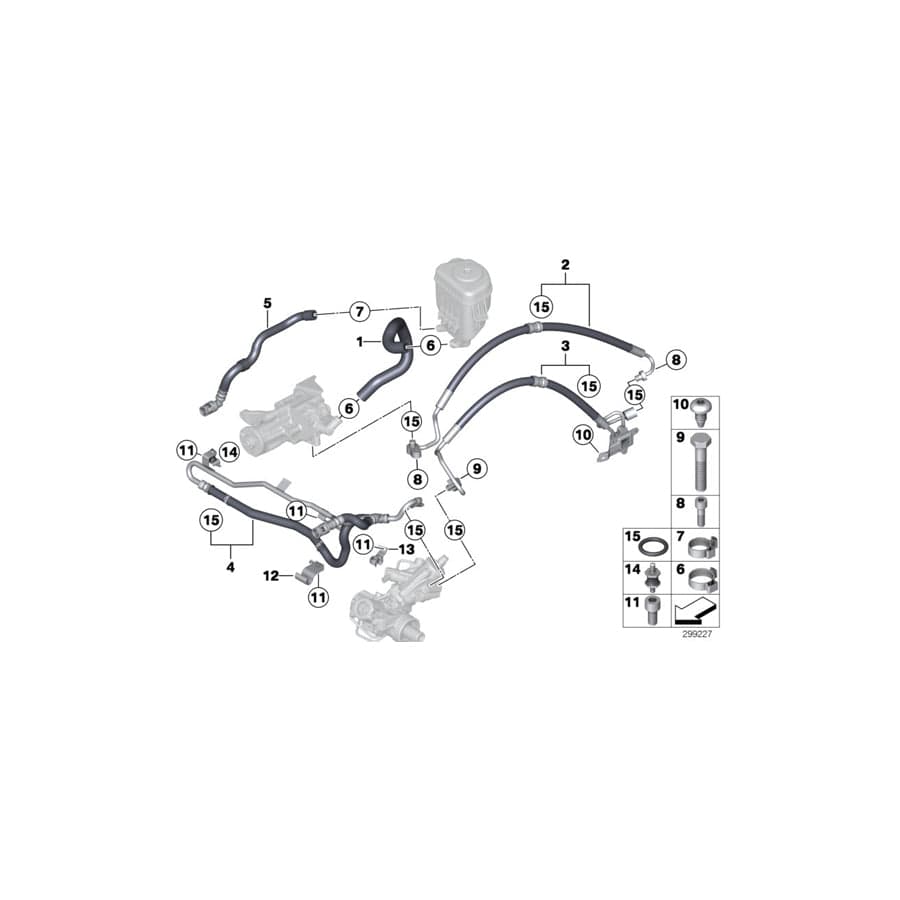 Genuine BMW 32416799934 F11 F06 Suction Pipe (Inc. 640iX, 740LiX & 535iX) | ML Performance EU Car Parts