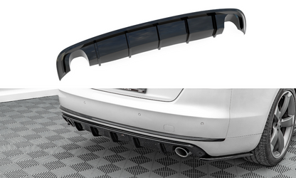 Maxton Design AU-A8-D4-RS1T Rear Valance Audi A8 D4 | ML Performance EU Car Parts