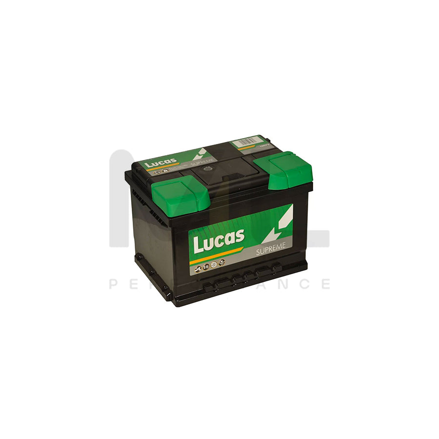 LS075 Lucas Supreme Car Battery 12V 62Ah | Car Batteries UK | ML Performance Car Parts