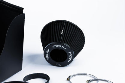 Ramair PRK-286-BK Performance Pleated Induction Kit for VW MK5 R32 + Audi 8P RS3