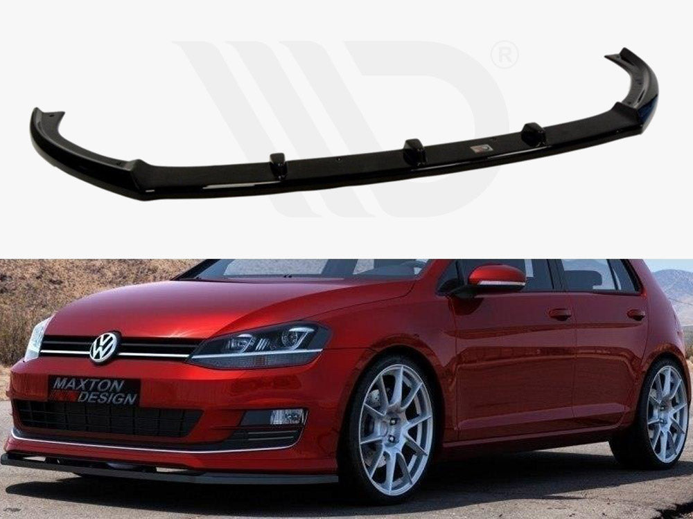 Maxton Design VW-GO-7-RLINE-FD1T Front Splitter VW Golf VII | ML Performance EU Car Parts
