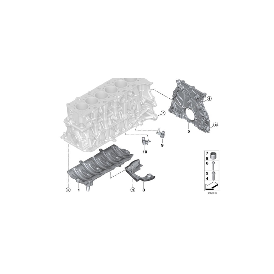 Genuine BMW 11428073816 Oil Spraying Nozzle (Inc. X3 M & X4 M) | ML Performance EU Car Parts