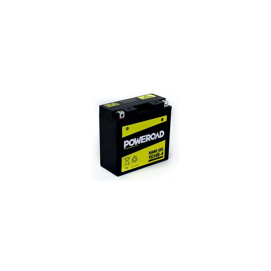 YG14B-4 GEL Poweroad Motorcycle Battery | ML Performance EU Car Parts