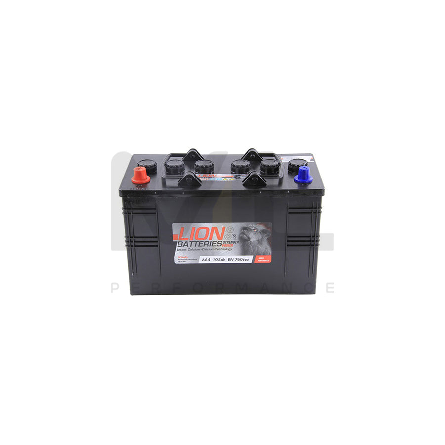 Lion Commercial Battery 664 - 2 Year Guarantee | ML Performance EU Car Parts