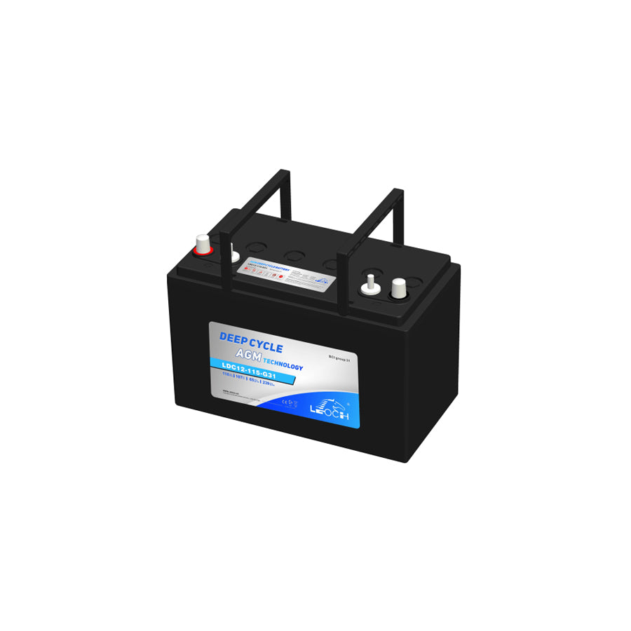 Leoch 12V 118Ah Deep Cycle AGM Battery - LDC12-115-G31-DT | ML Performance EU Car Parts