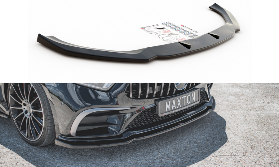Maxton Design ME-CLS-257-AMGLINE-FD2T Front Splitter V.2 Mercedes Benz CLS-Class C257 AMG-Line | ML Performance EU Car Parts