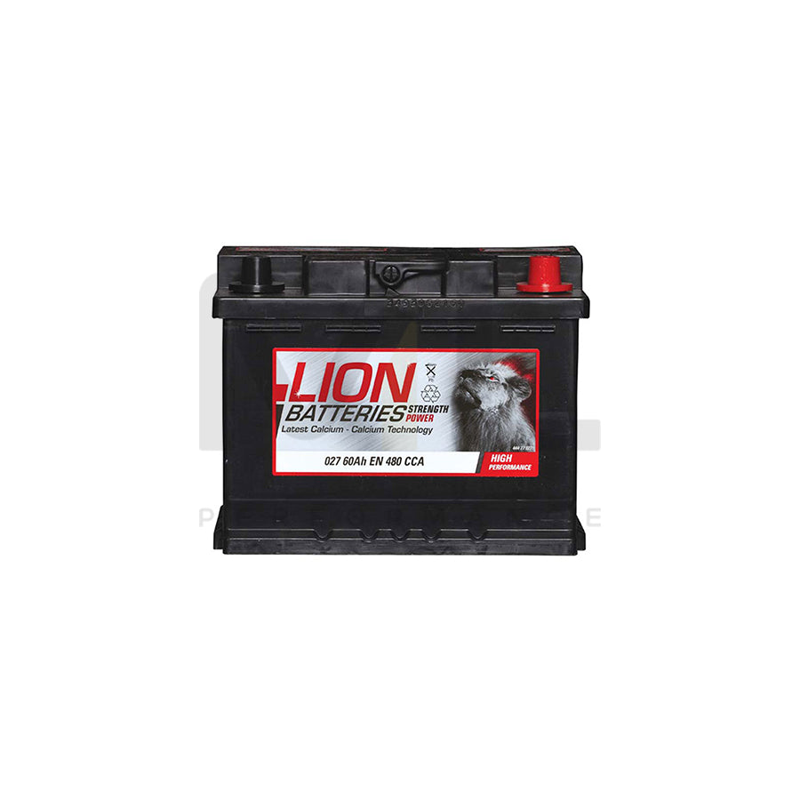 Lion 027 Car Battery - 3 Year Guarantee | ML Performance EU Car Parts