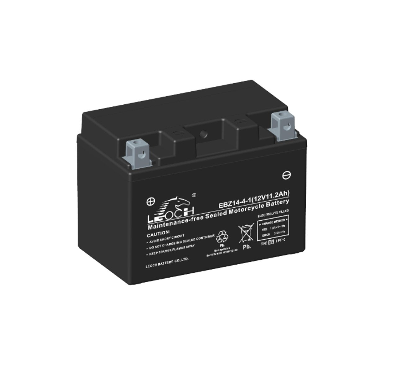 LTZ14-4 Leoch Powerstart AGM Motorcycle Battery EBZ14-4-1 | ML Performance EU Car Parts