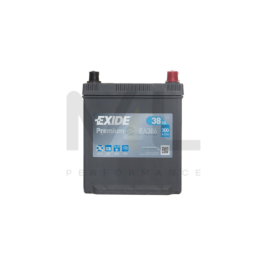 Exide Premium 054 Car Battery (38Ah) - 5 Year Guarantee | ML Performance EU Car Parts