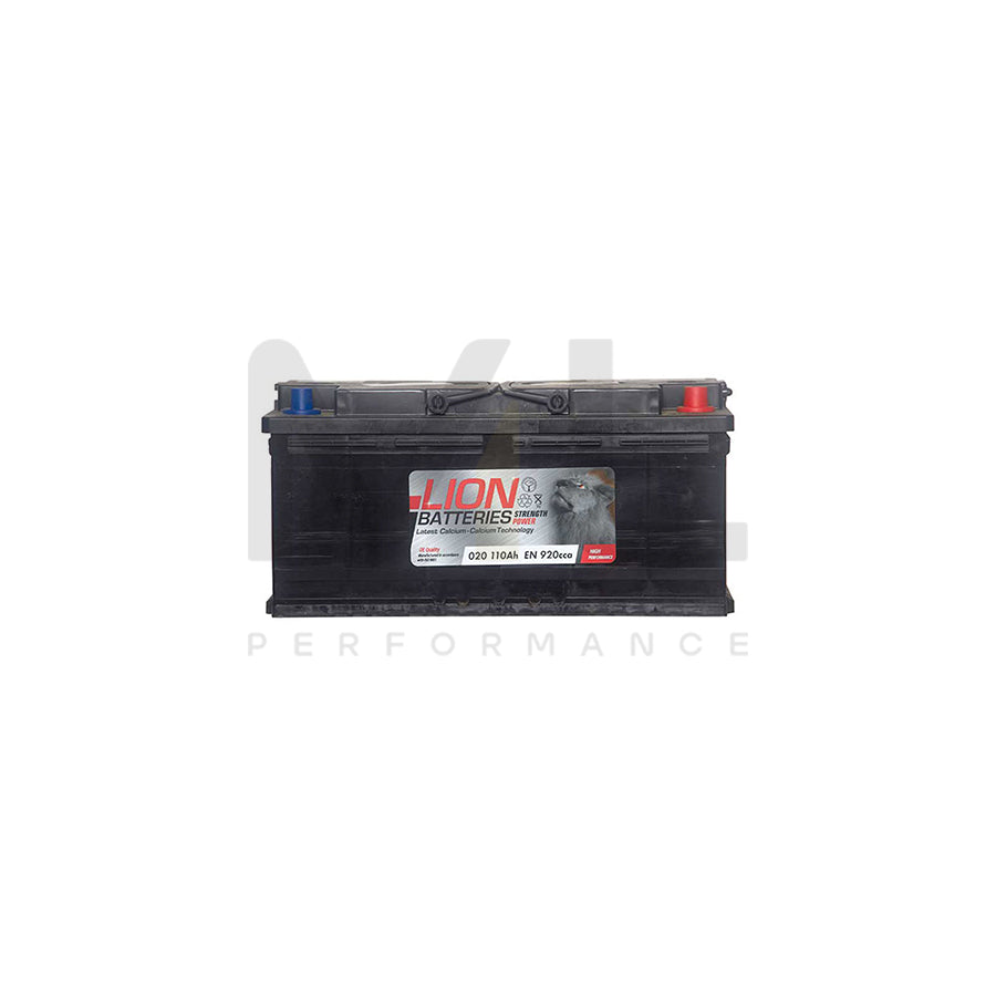 Lion 020 Car Battery - 110Ah 3 Year Warrenty | ML Performance EU Car Parts