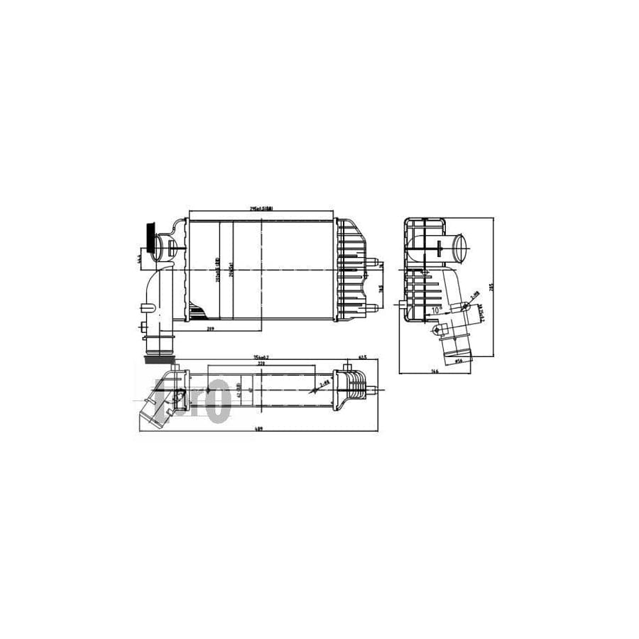 Abakus 0090180001 Intercooler | ML Performance EU