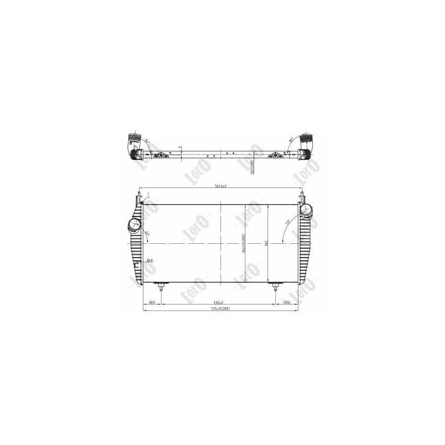 Abakus 0090180014 Intercooler | ML Performance EU