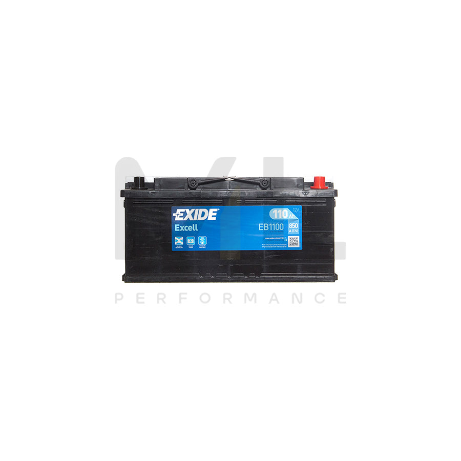 Exide Excel 020 Car Battery (110Ah) - 3 Year Guarantee | ML Performance EU Car Parts