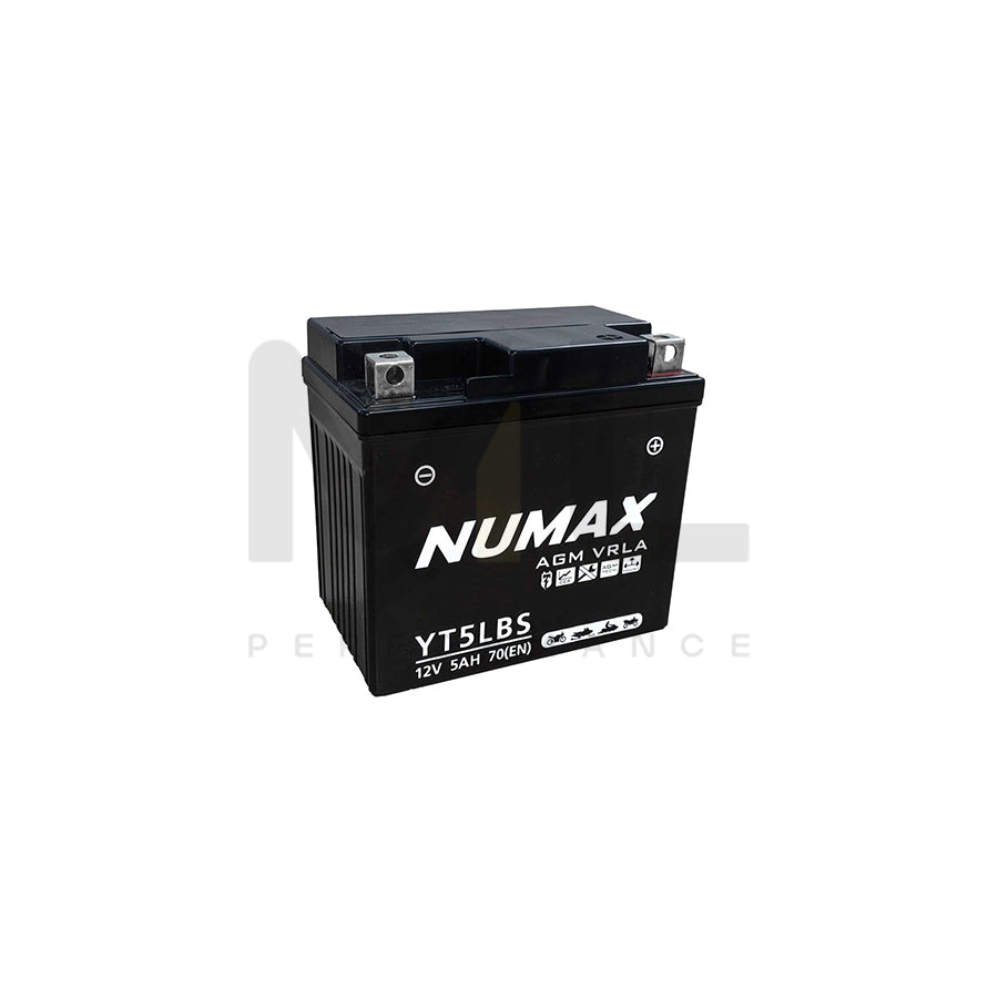 YT5L-BS Numax Motorbike Battery NTS5L-BS NTS5LBS | Car Batteries UK | ML Performance Car Parts