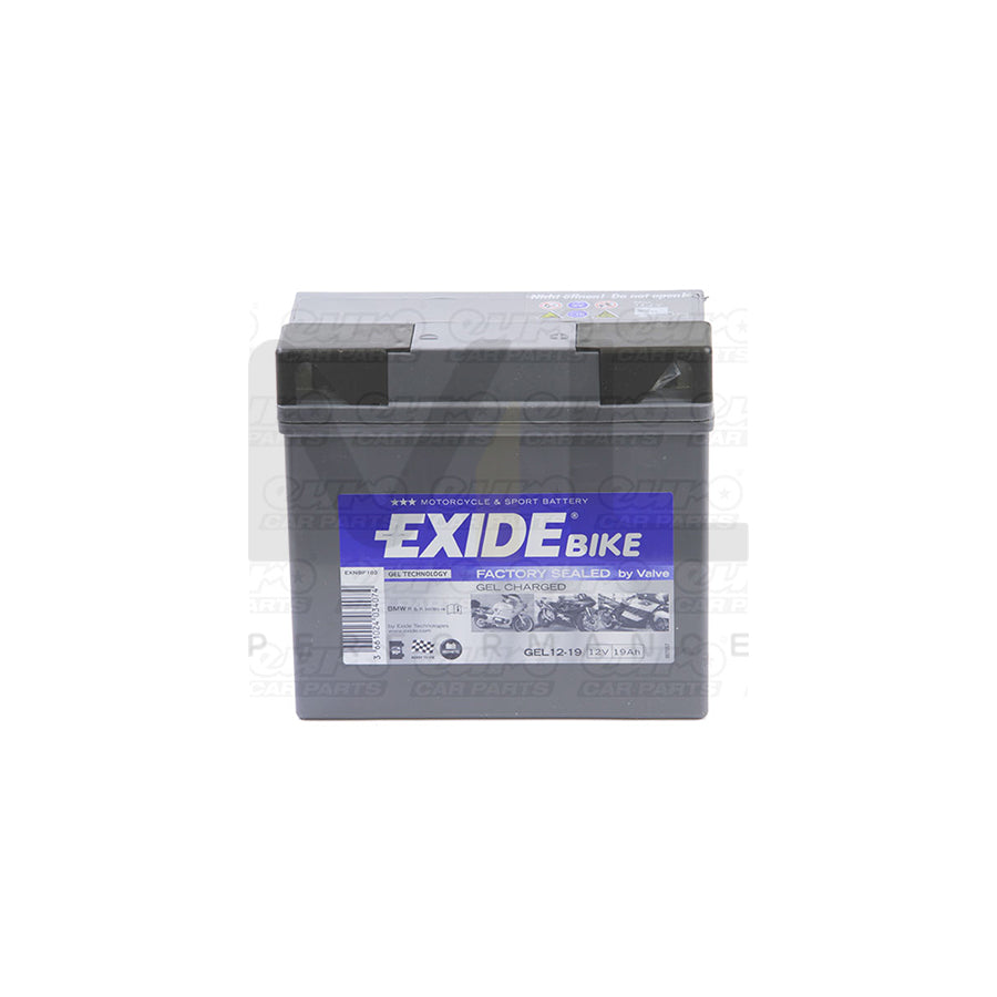 Exide GEL12-19 Motorcycle Battery | ML Performance EU Car Parts