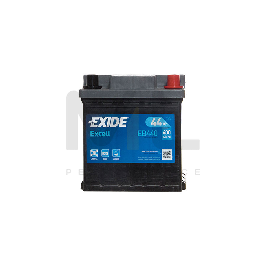 Exide Excel Car Battery 202 - 3 Year Guarantee | ML Performance EU Car Parts