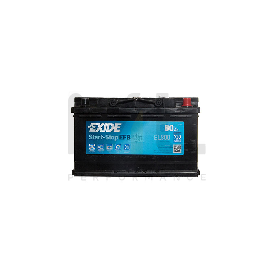 Exide EFB 115 Car Battery (EL800) - 3 year Guarantee | ML Performance EU Car Parts