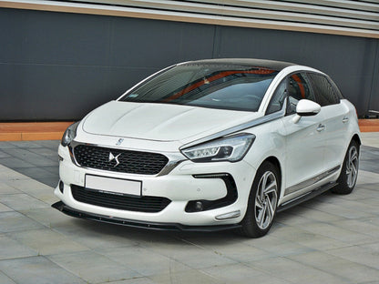 Maxton Design CI-DS5-1/1F-FD1T Front Splitter V.3 Citroen Ds5 | ML Performance EU Car Parts