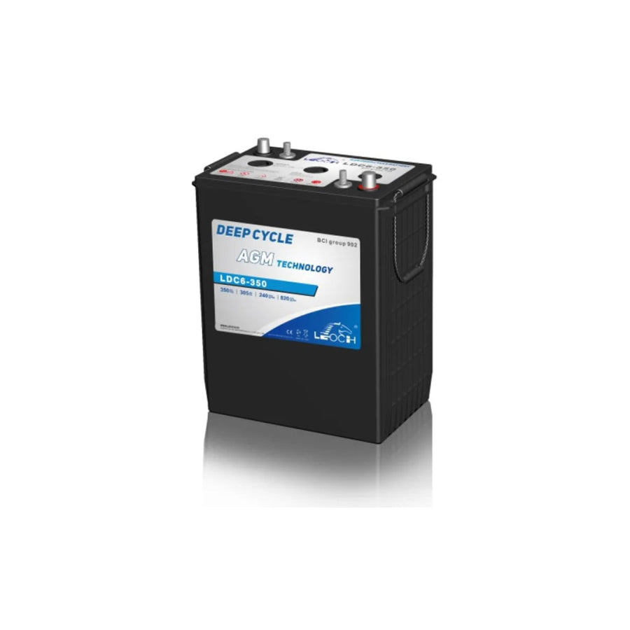 Leoch 6V 350Ah Deep Cycle AGM Battery - LDC6-350 | ML Performance EU Car Parts