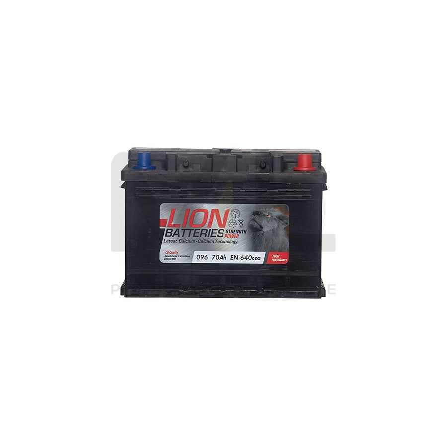 Lion 096 Car Battery - 3 Year Guarantee | ML Performance EU Car Parts