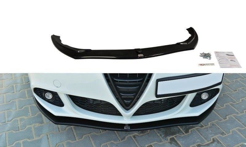 Maxton Design AL-GU-1-FD1T Front Splitter V.1 Alfa Romeo Giulietta | ML Performance EU Car Parts