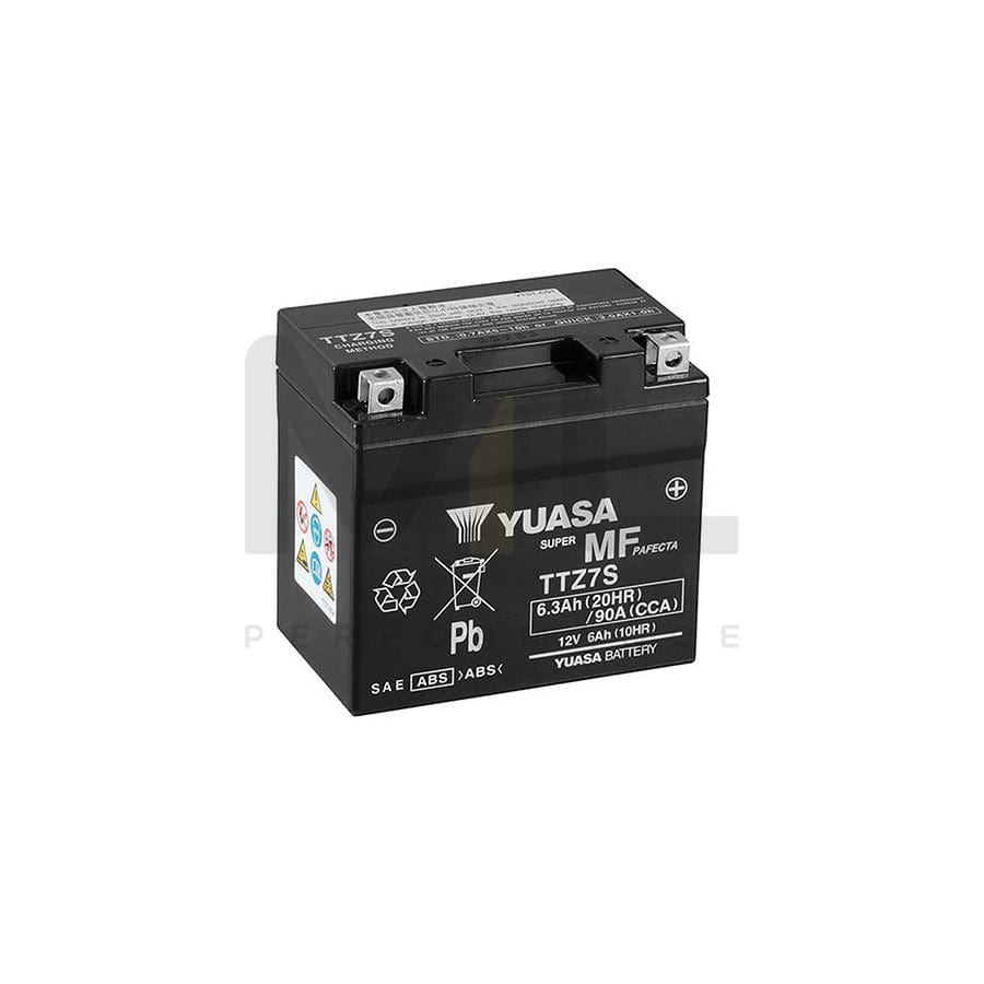 Yuasa TTZ7 12v VRLA Motorbike & Motorcycle Battery | ML Performance EU Car Parts