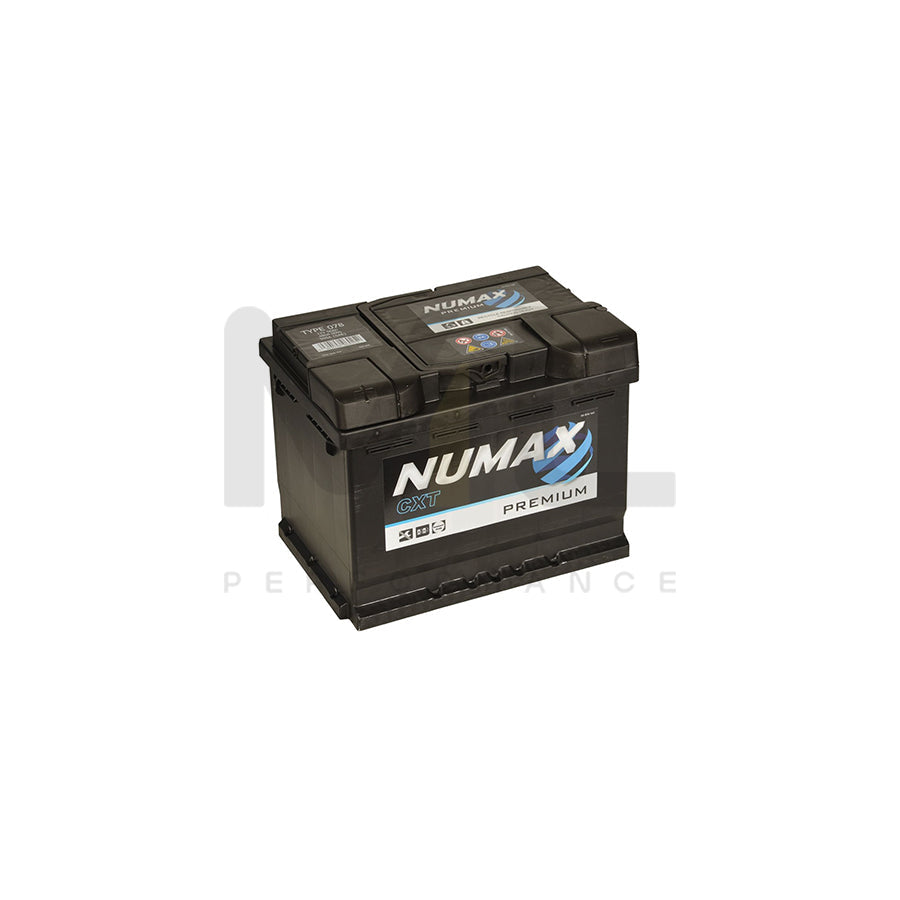 078 Numax Car Battery 12V 56AH | Car Batteries UK | ML Performance Car Parts