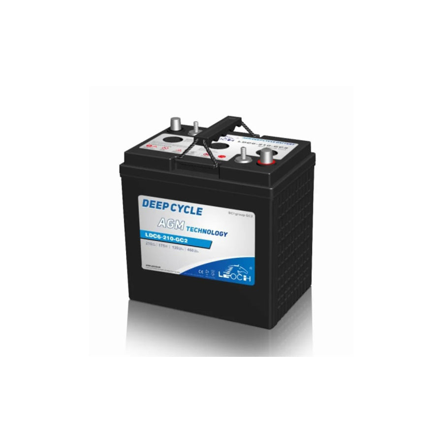 Leoch 6V 210Ah Deep Cycle AGM Battery - LDC6-210-GC2 | ML Performance EU Car Parts