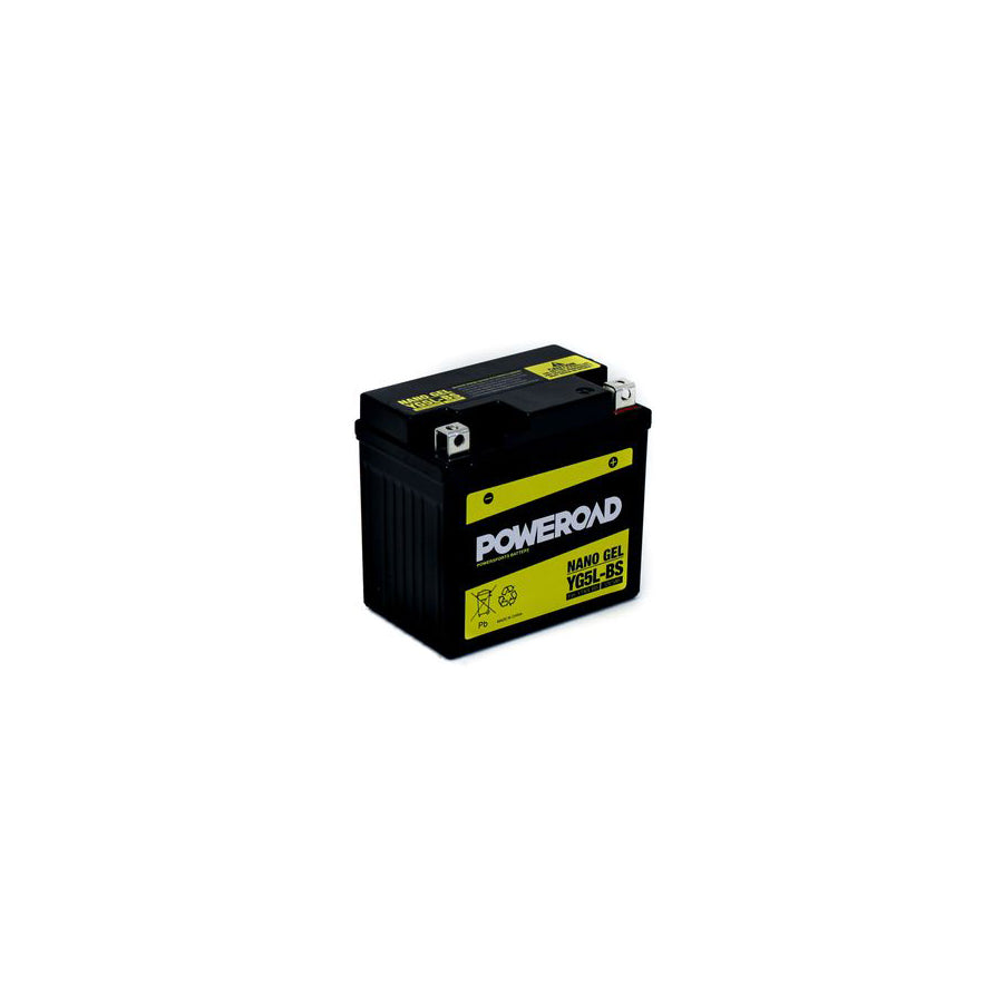 YG5L-BS GEL Poweroad Motorcycle Battery | ML Performance EU Car Parts