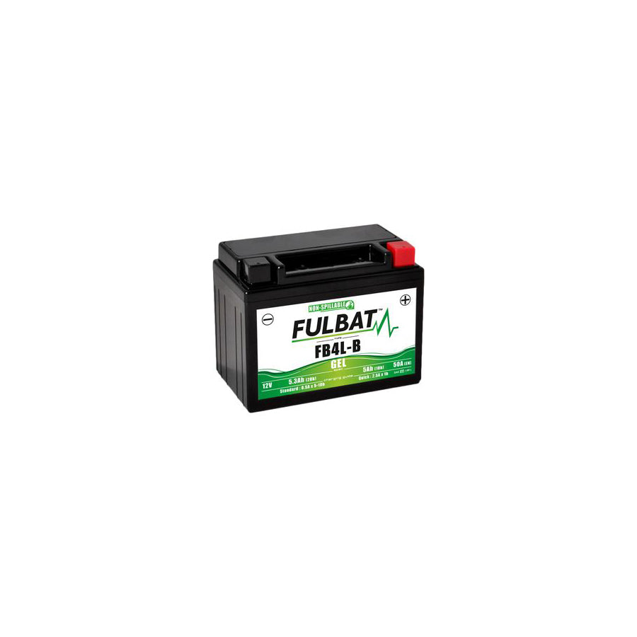 FB4L-B GEL Fulbat Motorcycle Battery YB4L-B | ML Performance EU Car Parts
