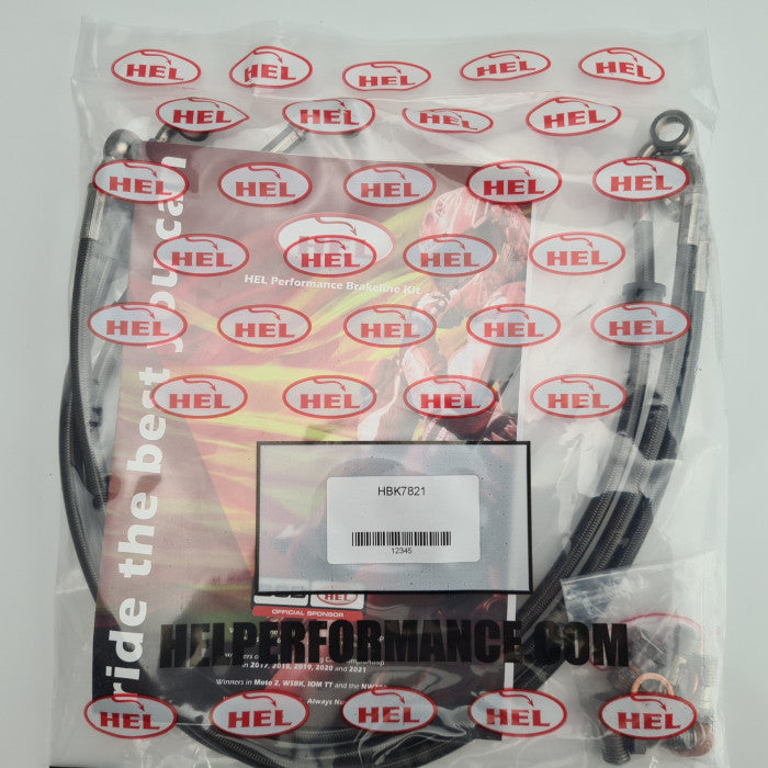 HEL Performance CL-HBK7821 Full Length Race Braided Brake Lines | ML Performance Car Parts