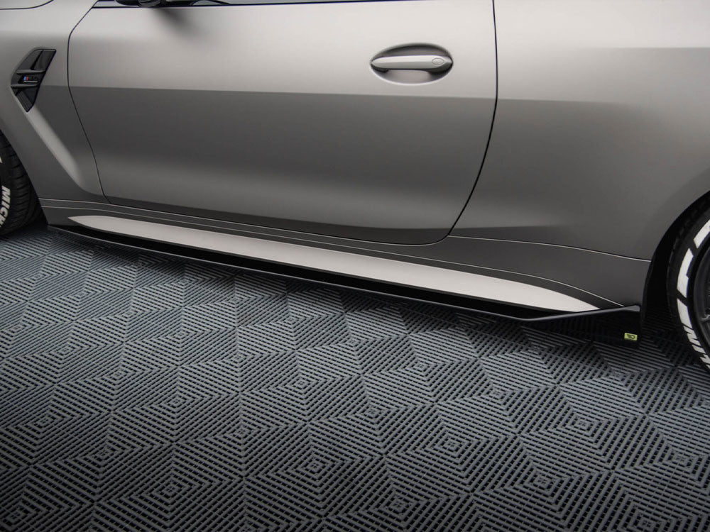 Maxton Design Side Skirts Diffusers V.3 CSL Look BMW M4 G82