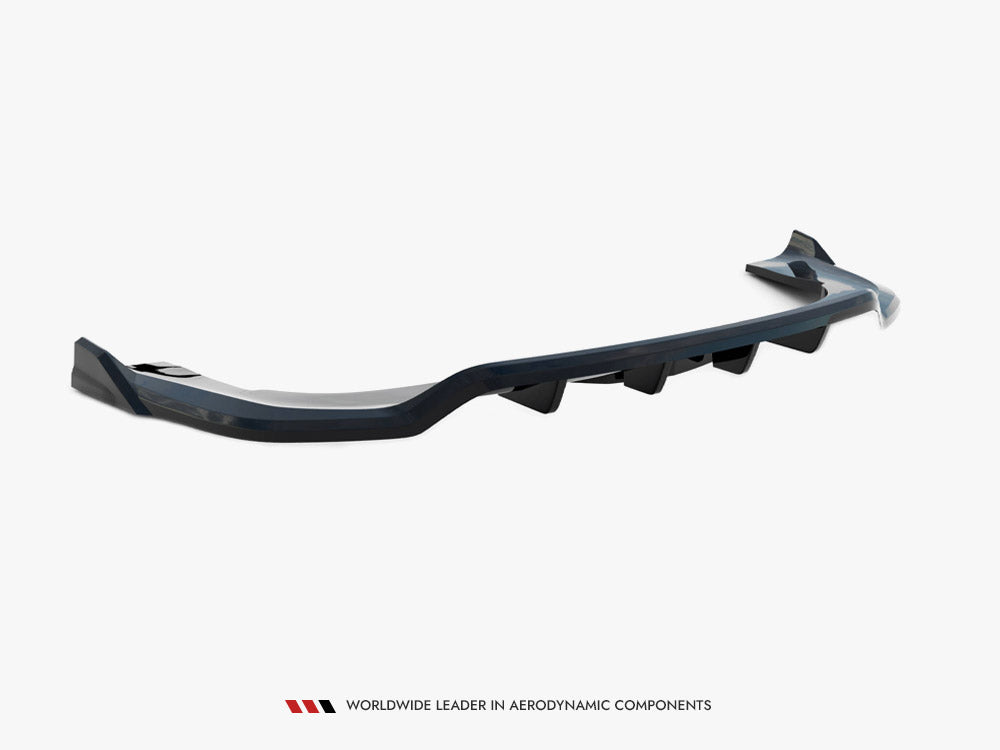 Maxton Design Central Rear Splitter (VERTICAL BARS) BMW X5 M-Pack F15
