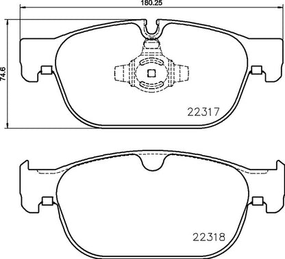 Mintex MDB3839 Brake Pad Set, disc brake